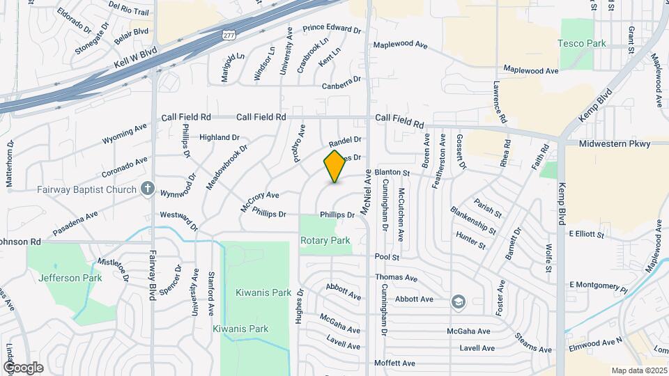 4115 Blanton St Map and Location Details