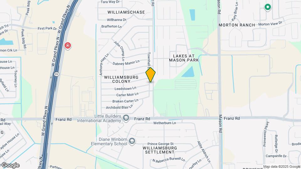 2214 Townhall Ln Mapa y Detalles de la Ubicación