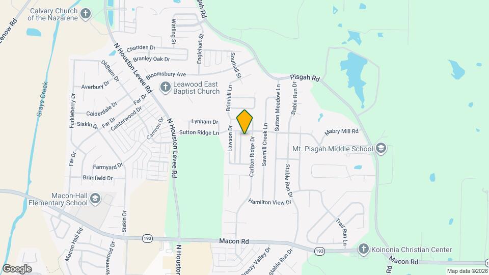 1532 Pemberton Ln Map and Location Details