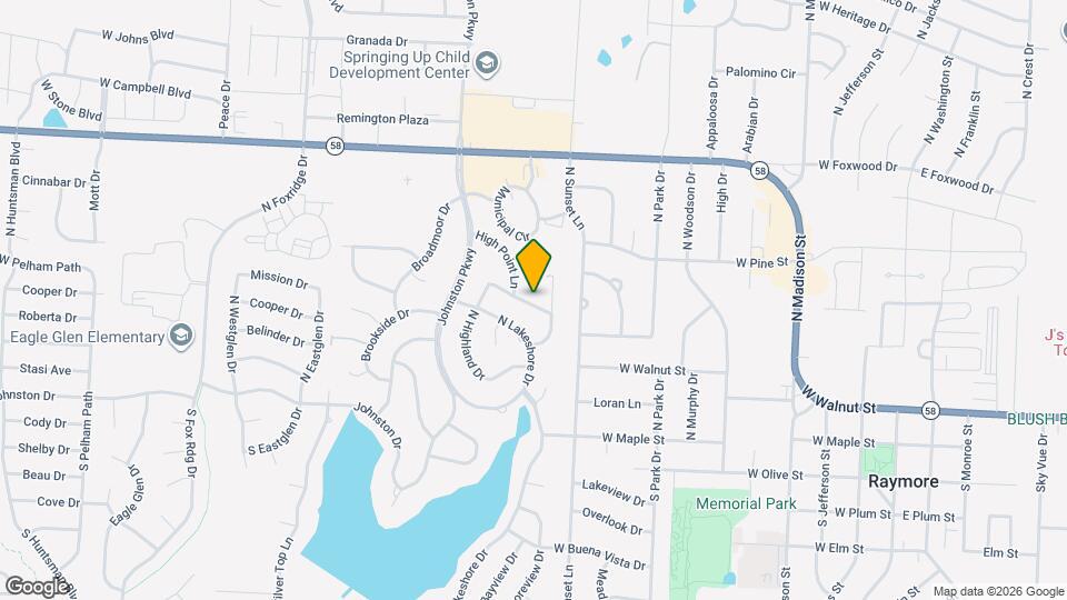 804 Stratford Dr Mapa y Detalles de la Ubicación