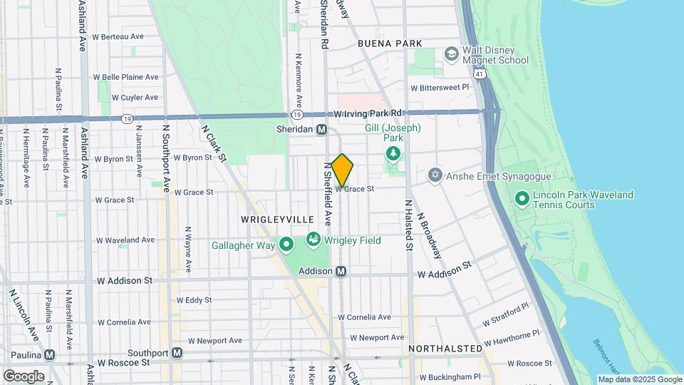 947 W Grace St Mapa y Detalles de la Ubicación
