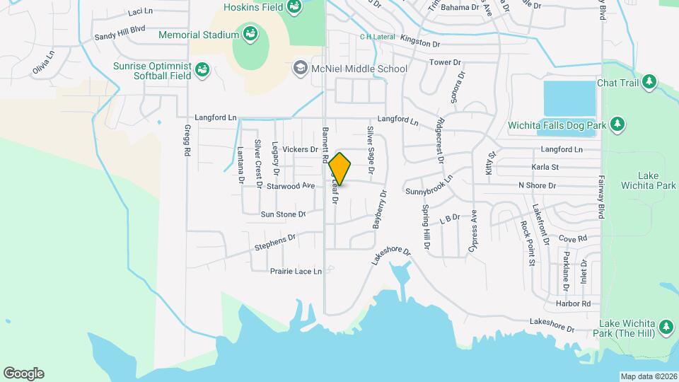 5405 Long Leaf Dr Map and Location Details