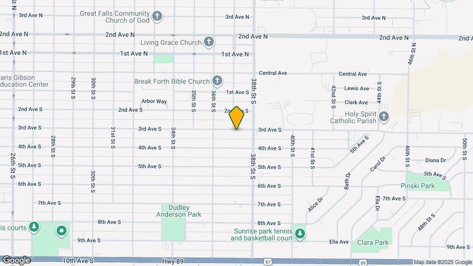 3632 3rd Ave S Map and Location Details