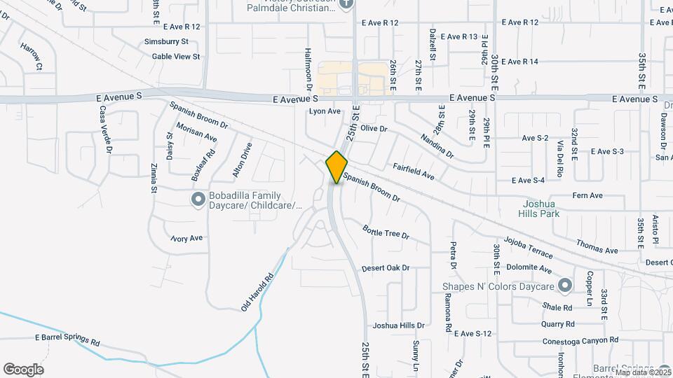36953 Desert Willow Dr Map and Location Details