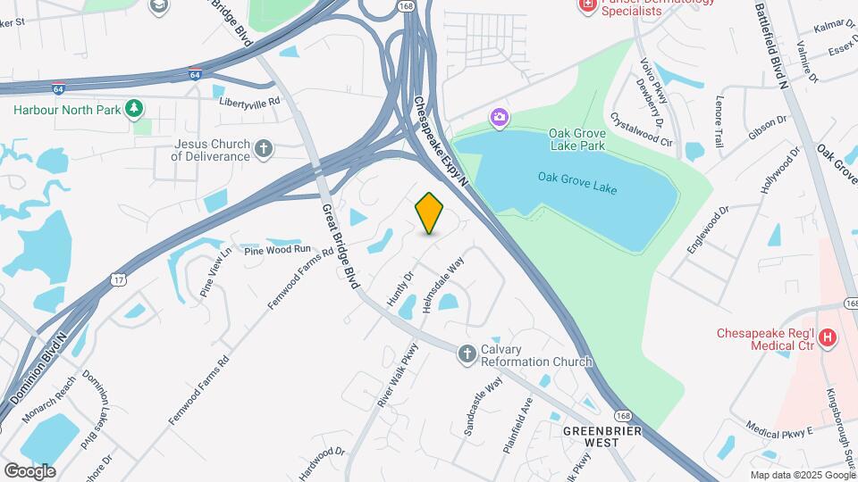 720 Huntly Dr Map and Location Details