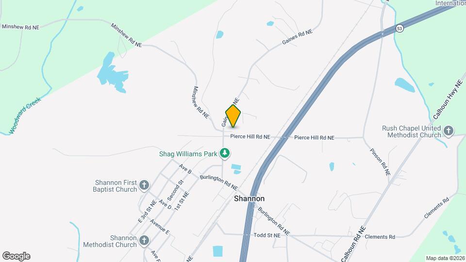 3 Minshew Rd NE Map and Location Details