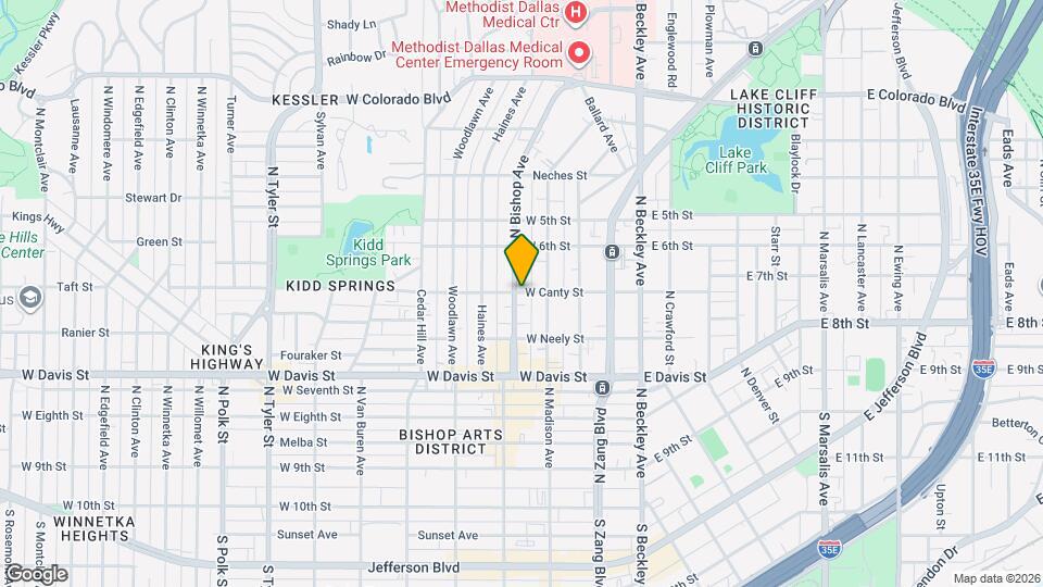 324 W Canty St Map and Location Details