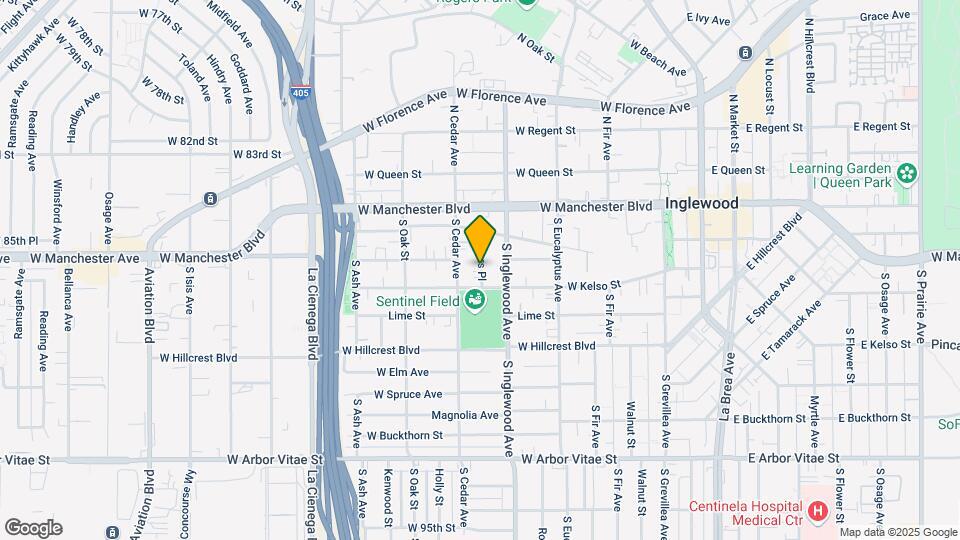 335 S Myers Pl Map and Location Details
