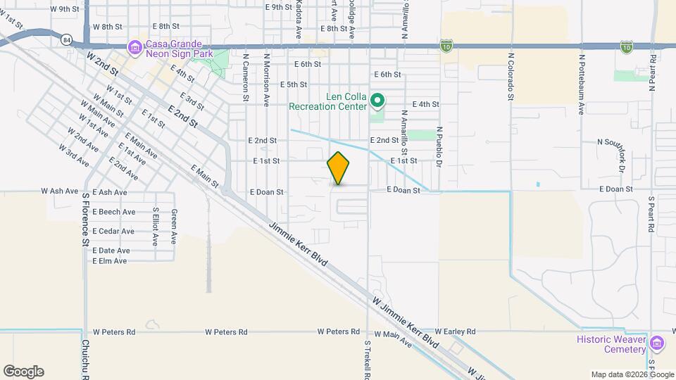 1013 E Doan St Map and Location Details