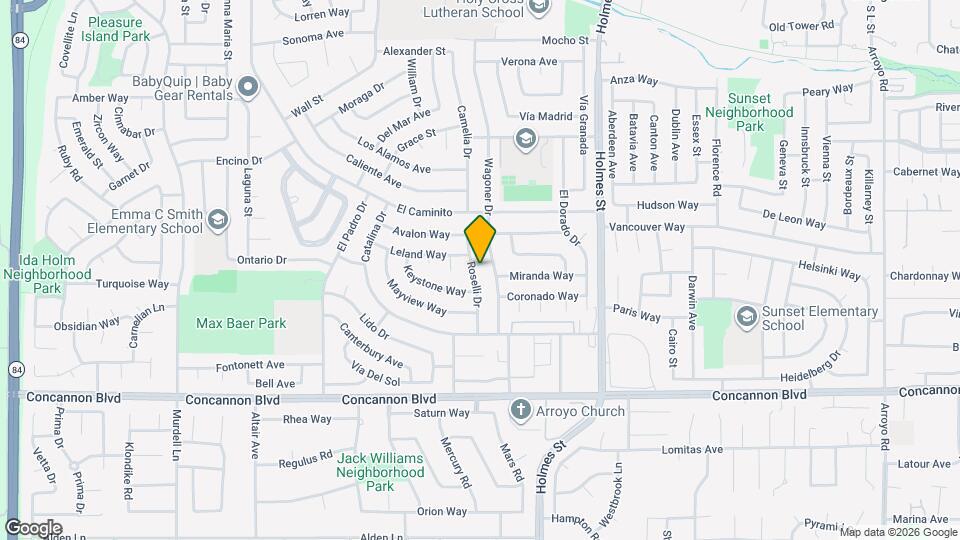 1428 Roselli Dr Map and Location Details