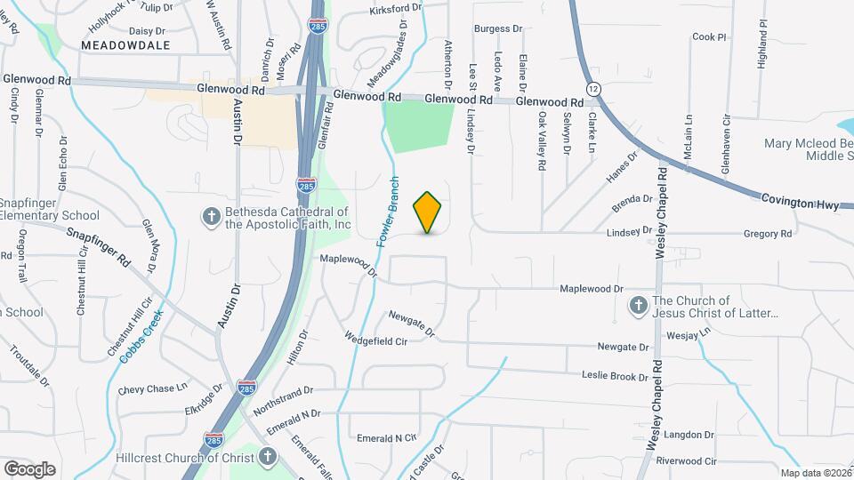 2089 Glenwood Downs Dr Map and Location Details