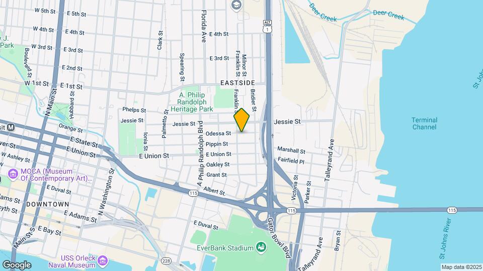1218 Odessa St Map and Location Details