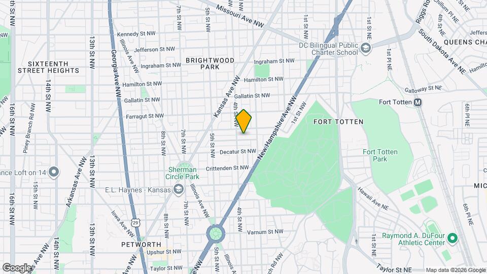 333 Delafield Pl NW Map and Location Details