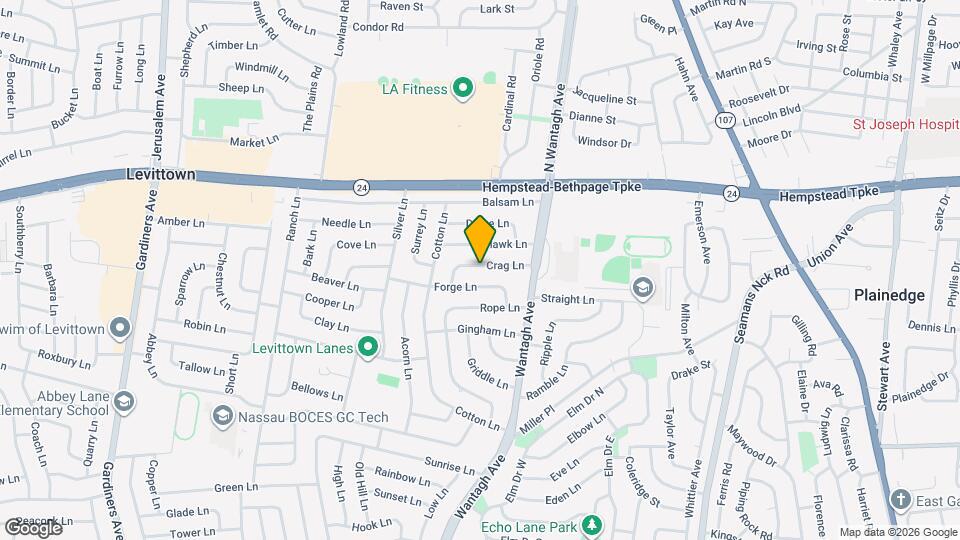 24 Crag Ln Mapa y Detalles de la Ubicación