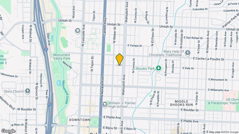 321 E Dale St Map and Location Details