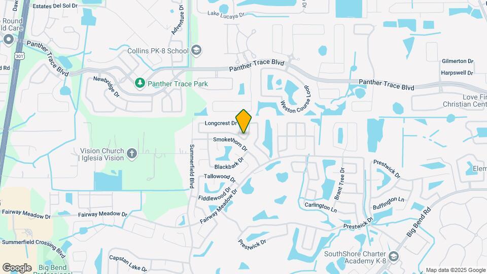 12812 Longcrest Dr Map and Location Details