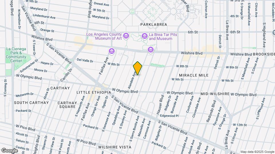 853 S Stanley Ave Map and Location Details