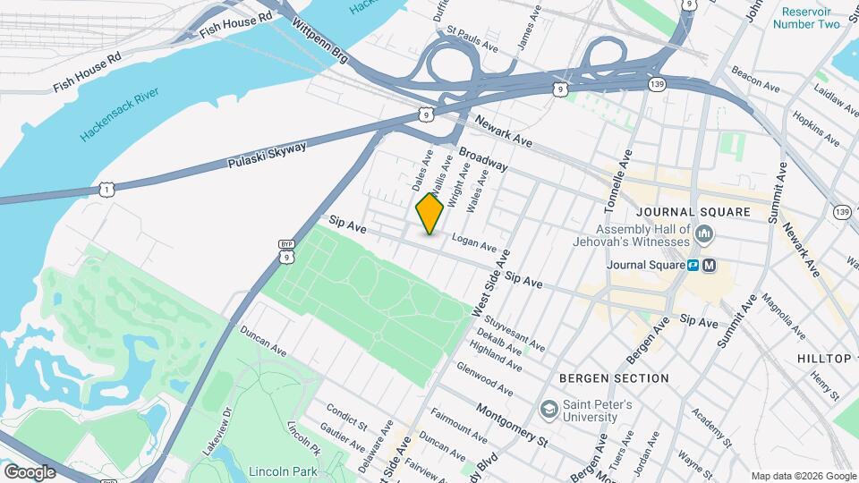 332 Sip Ave-Unit -# 1 Map and Location Details