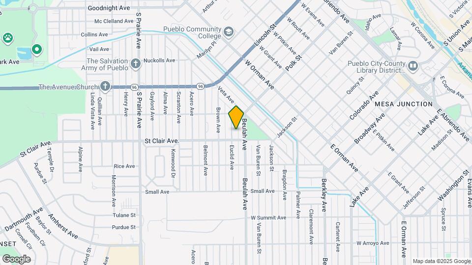 636 Euclid Ave Map and Location Details