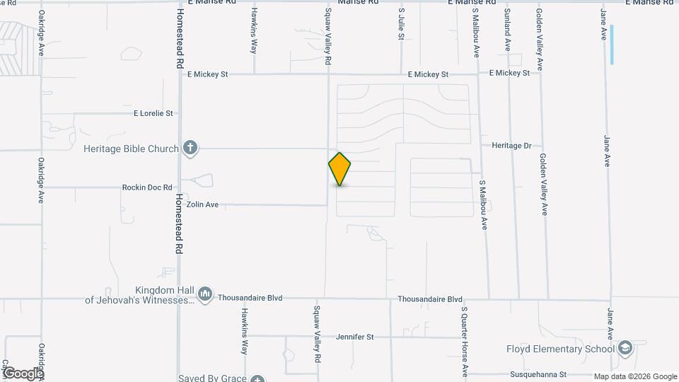 3529 Malheur Ave Map and Location Details