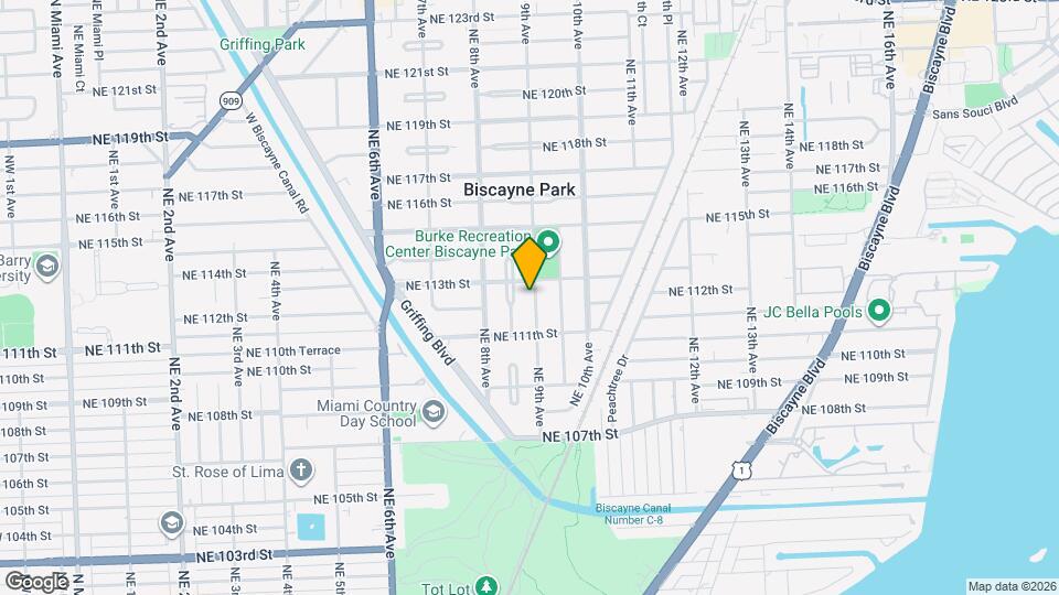 11222 NE 9th Ave Map and Location Details