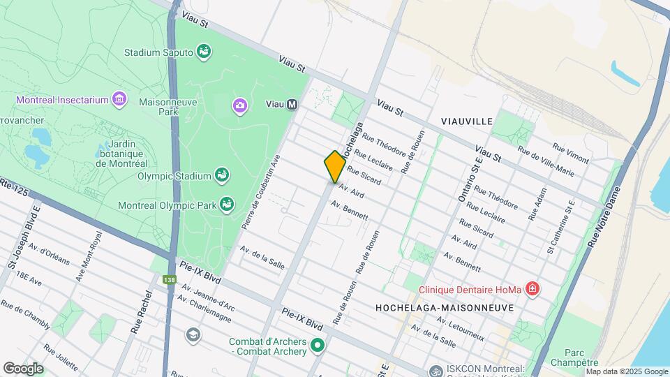 4580 Hochelaga Map and Location Details