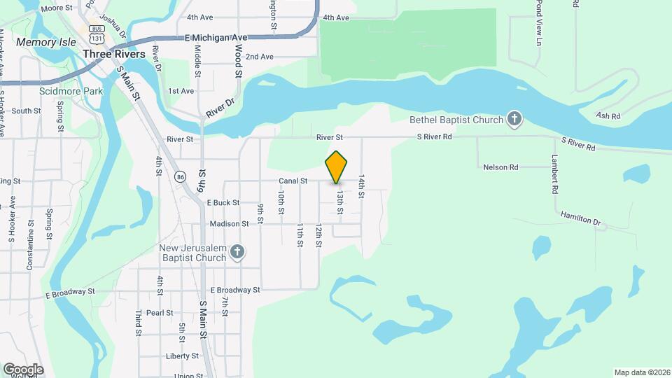 520 13th St Map and Location Details