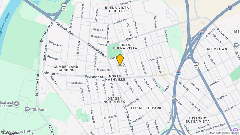 1822 16th Ave N Map and Location Details