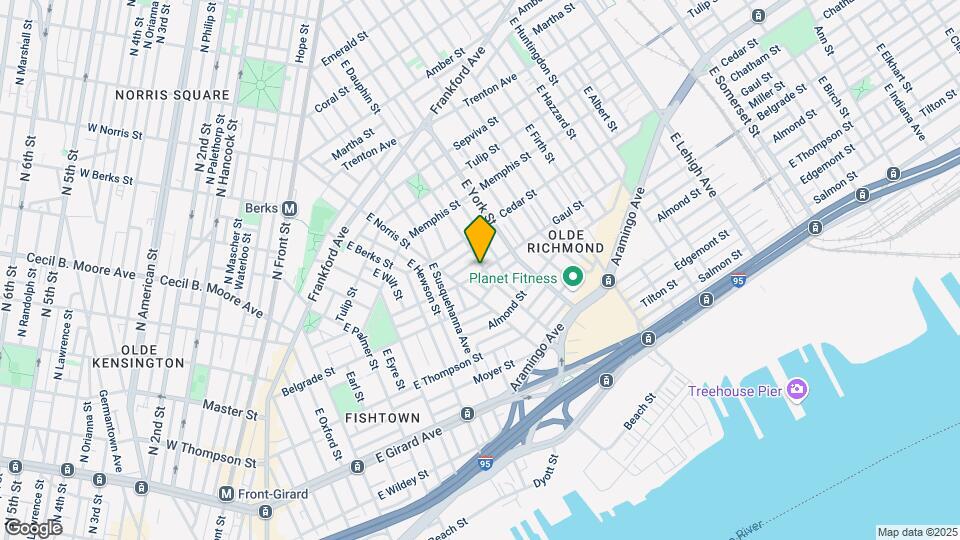 2434 E Dauphin St Mapa y Detalles de la Ubicación