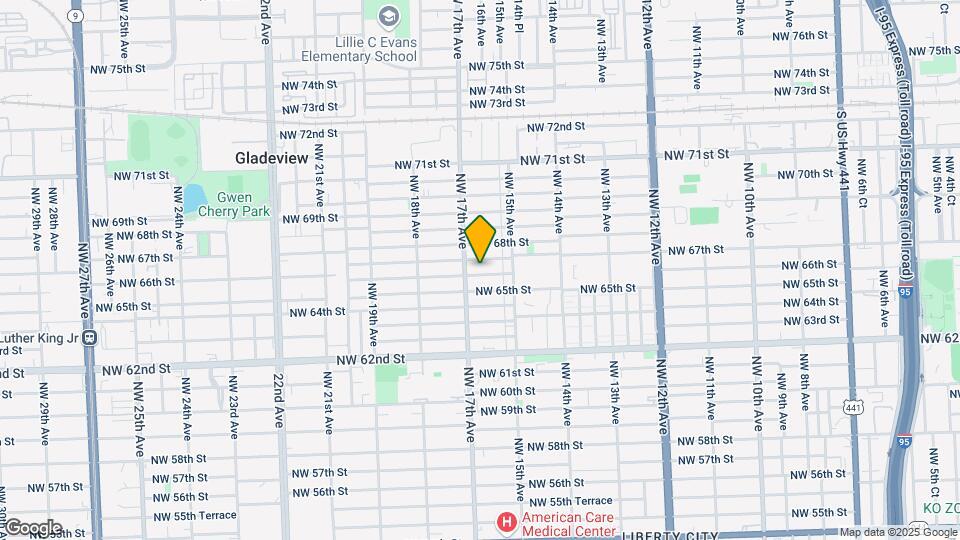 1601 NW 66th St Map and Location Details