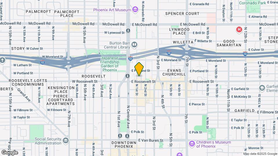 1009 N 1st St Map and Location Details