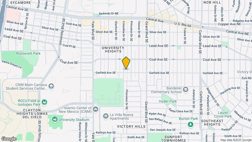 University South Mapa y Detalles de la Ubicación