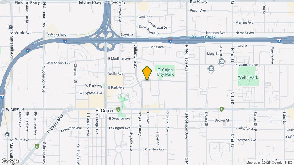 487 E Park Ave, Unit 487 East Park Avenue Mapa y Detalles de la Ubicación