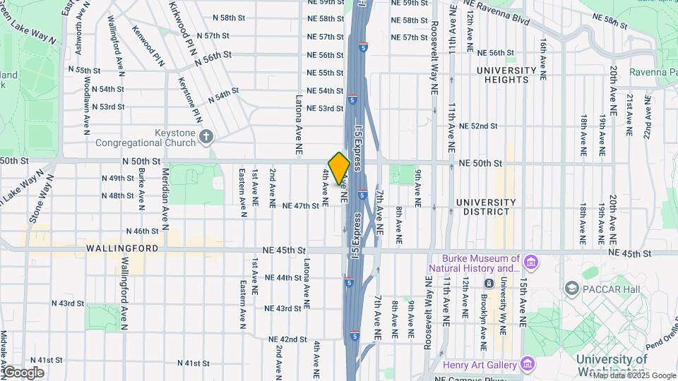 4721 5th Ave NE, Unit 1 Map and Location Details