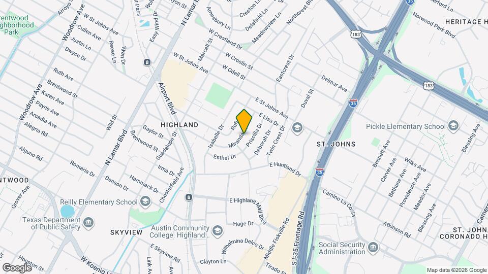 6907 Miranda Dr Map and Location Details