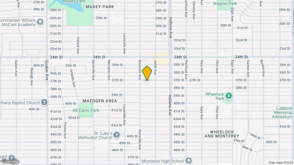 3509 37th St Map and Location Details