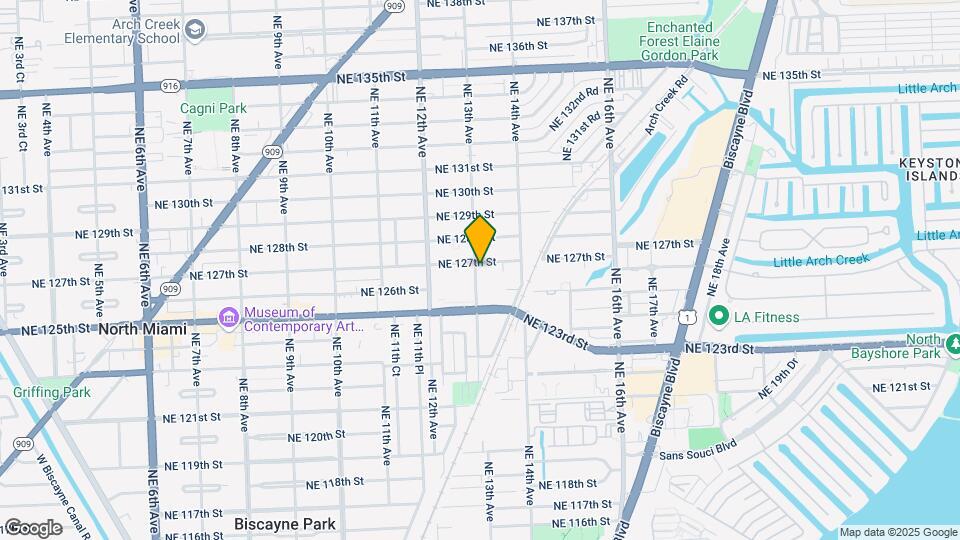 12675 NE 13th Ave Map and Location Details