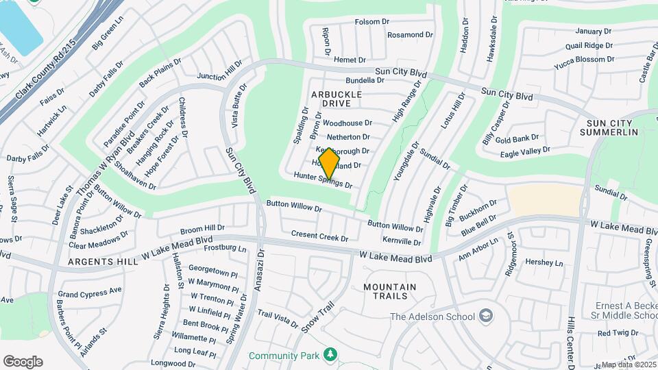 10105 Hunter Springs Dr Map and Location Details