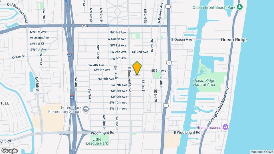 125 SE 6th Ave Map and Location Details