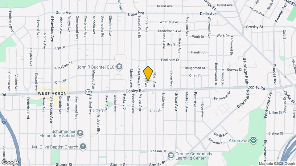 637 Storer Ave Map and Location Details