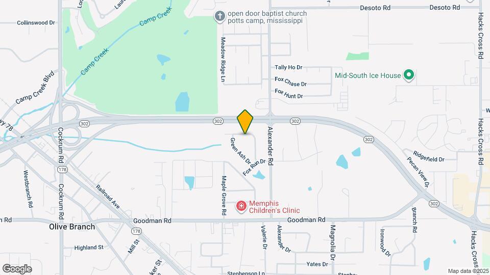 9915 White Poplar Dr Map and Location Details