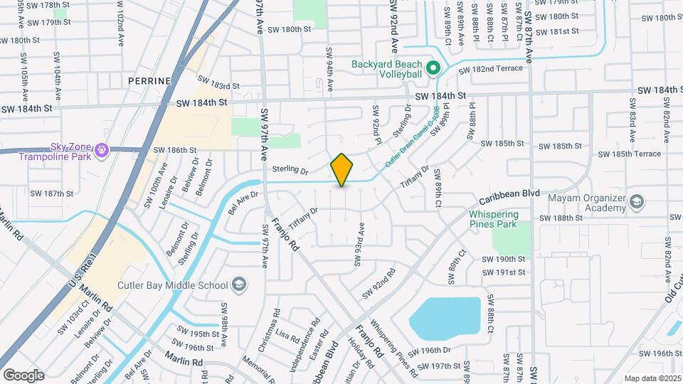 18632 SW 93rd Ct Map and Location Details