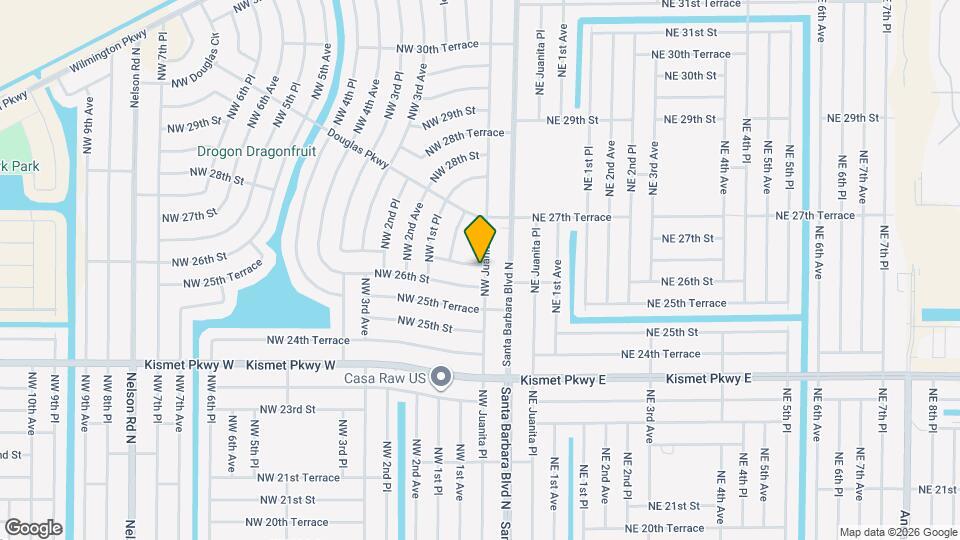18 NW 26th Terrace Map and Location Details