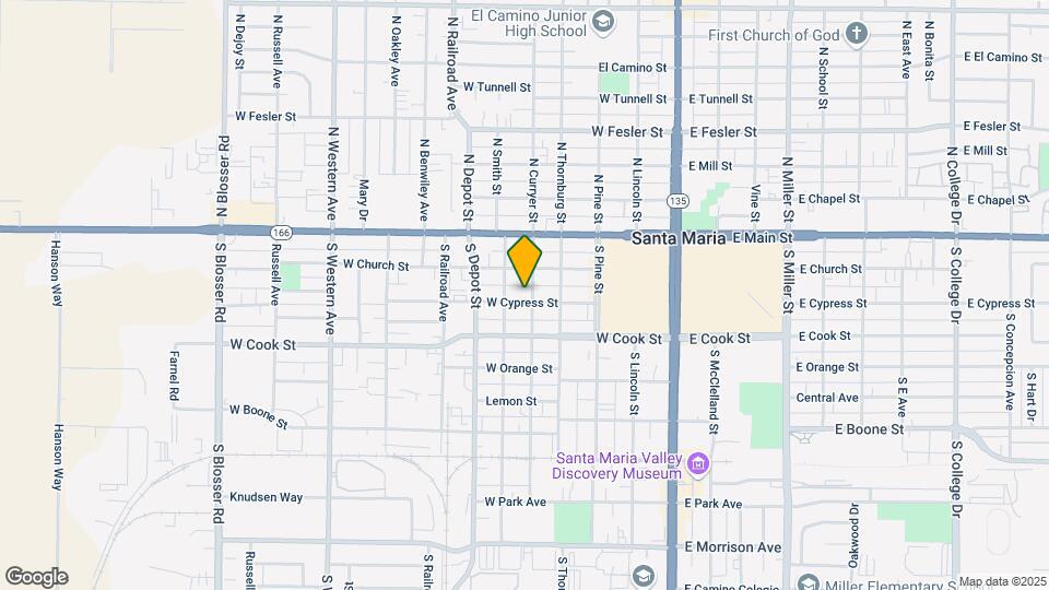 501 W Cypress St, Unit C Map and Location Details