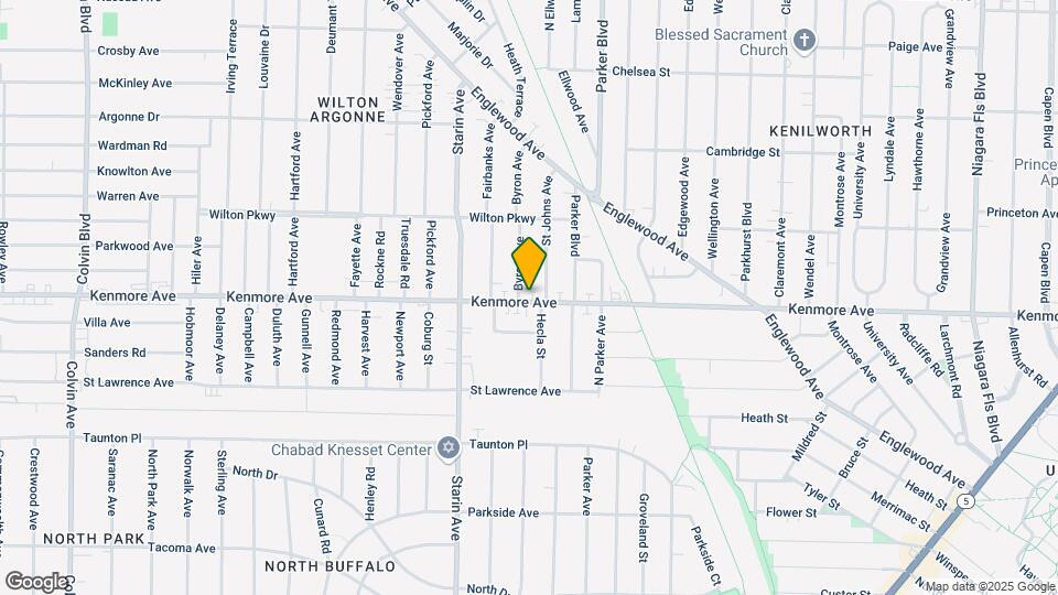 627 Kenmore Ave-Unit -Lower Map and Location Details