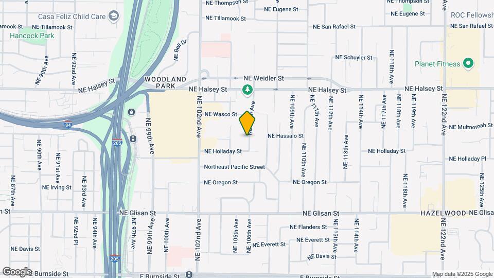 1041 NE 106th Ave Map and Location Details