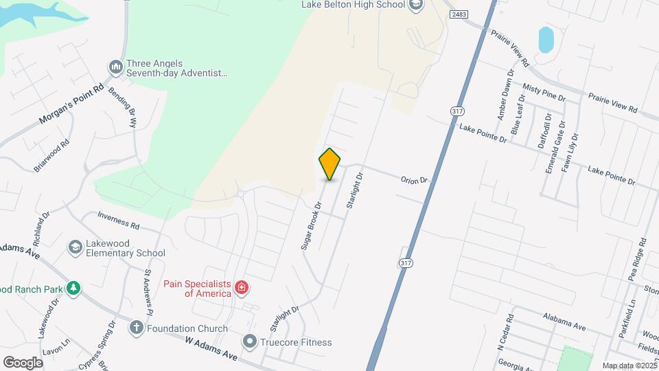 1023 Sugar Brook Dr Mapa y Detalles de la Ubicación