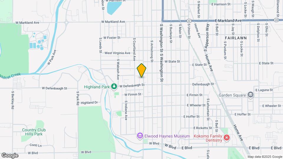 1437 S Webster St Map and Location Details