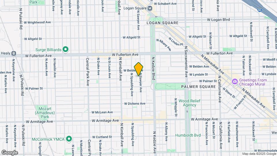 2230 N Sawyer Ave, Unit 3E Map and Location Details