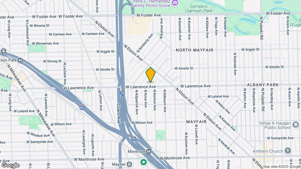 4606 W Lawrence Ave Mapa y Detalles de la Ubicación